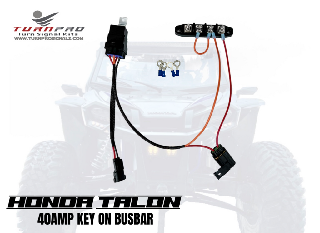 Honda Talon Under Hood “Keyed On” 40AMP Power Bus Bar- By TurnPro 