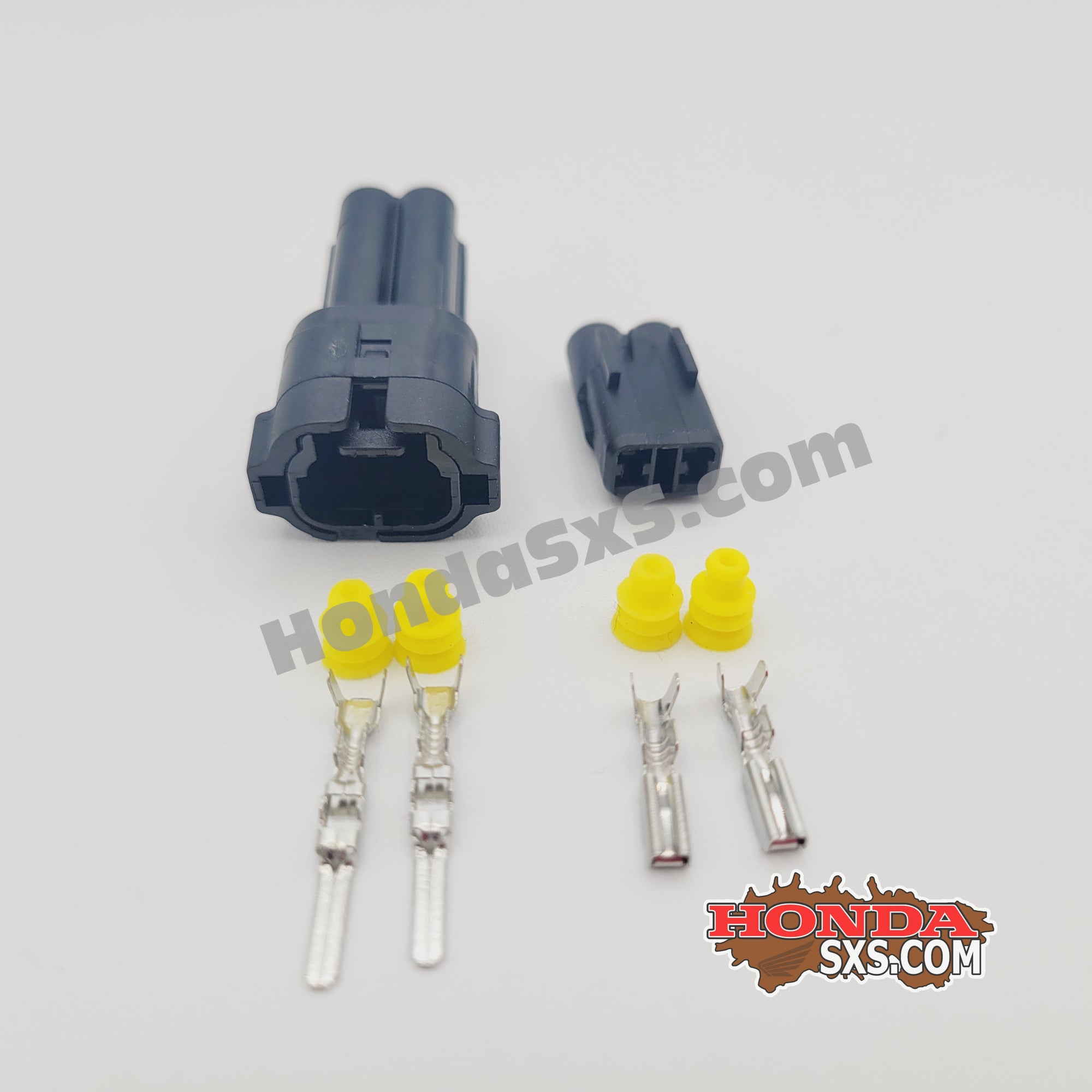 HM-2 Pin Male & Female Plug Connector Set for Honda UTV, SxS, ATV. Wire connector with Terminals and seals.