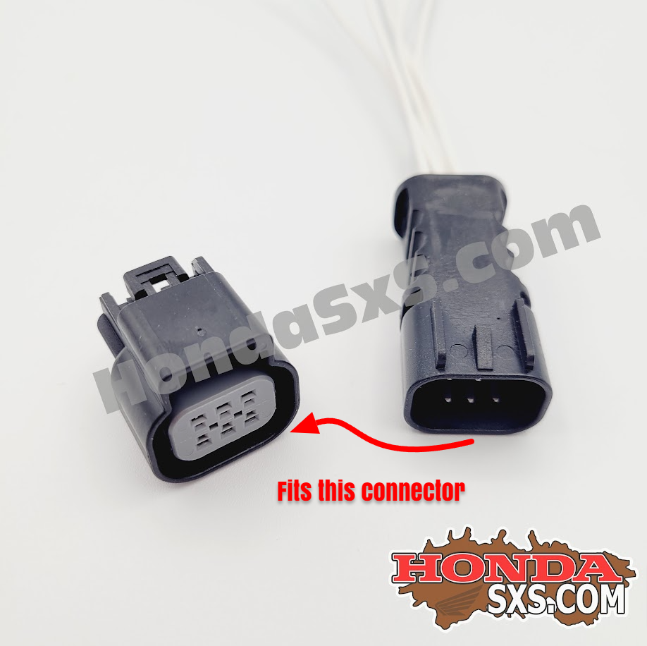 6 pin mating pigtail connector for 2022+ Wiper Kit. Talon and Pioneer