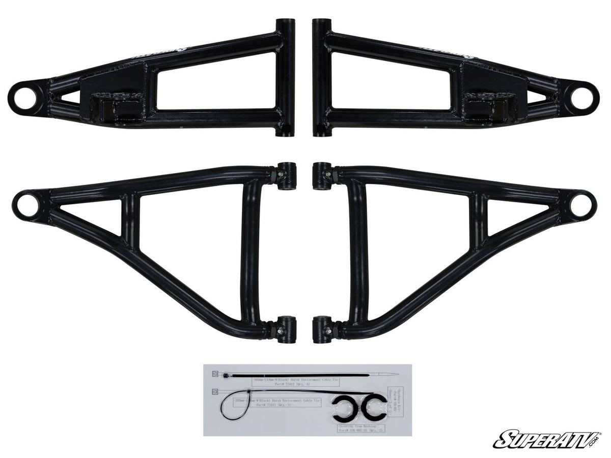 HONDA PIONEER 1000 FRONT - HIGH CLEARANCE FORWARD 1.5&quot; OFFSET A-ARMS