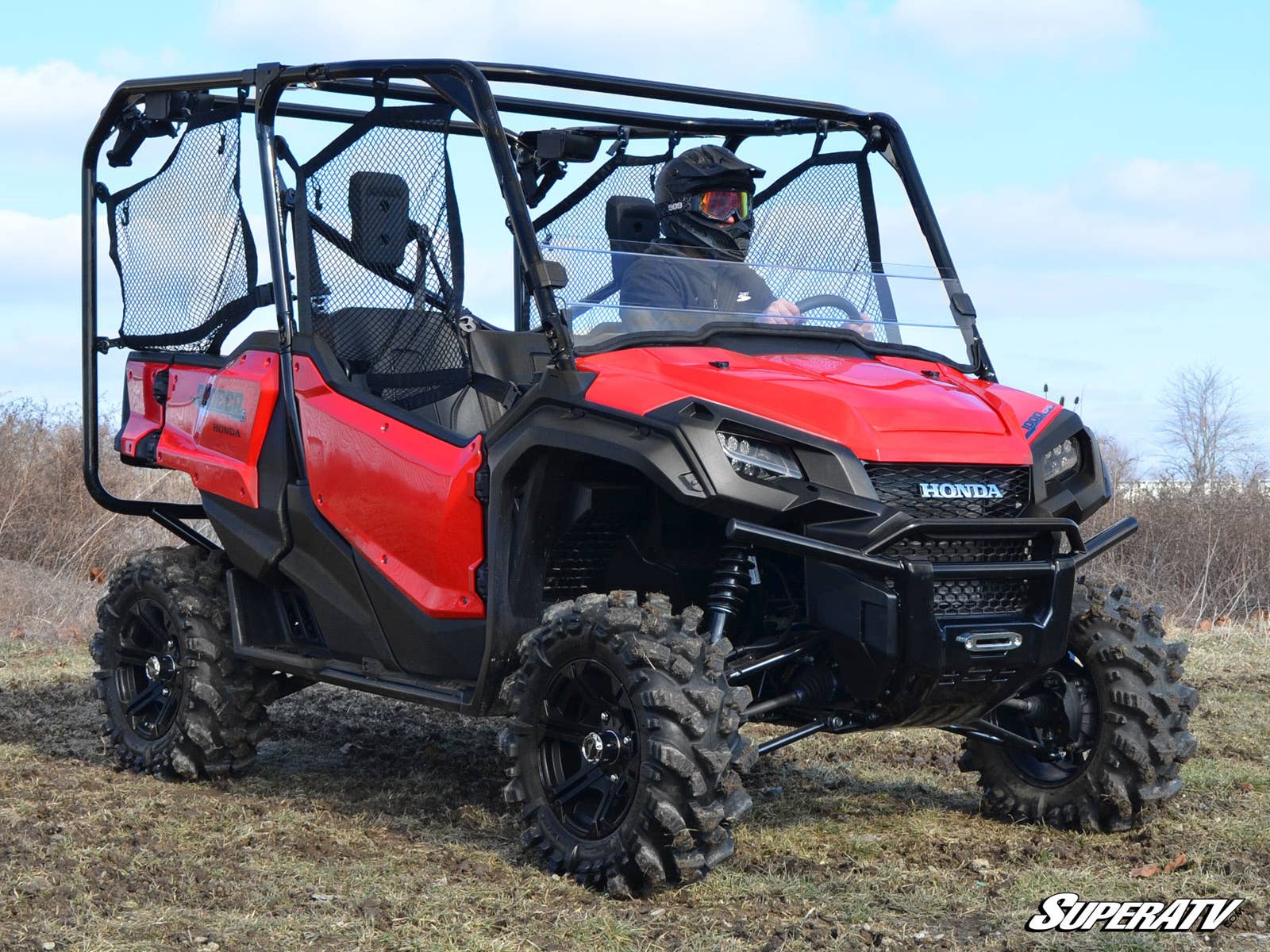 HONDA PIONEER 1000 SCRATCH RESISTANT HALF WINDSHIELD