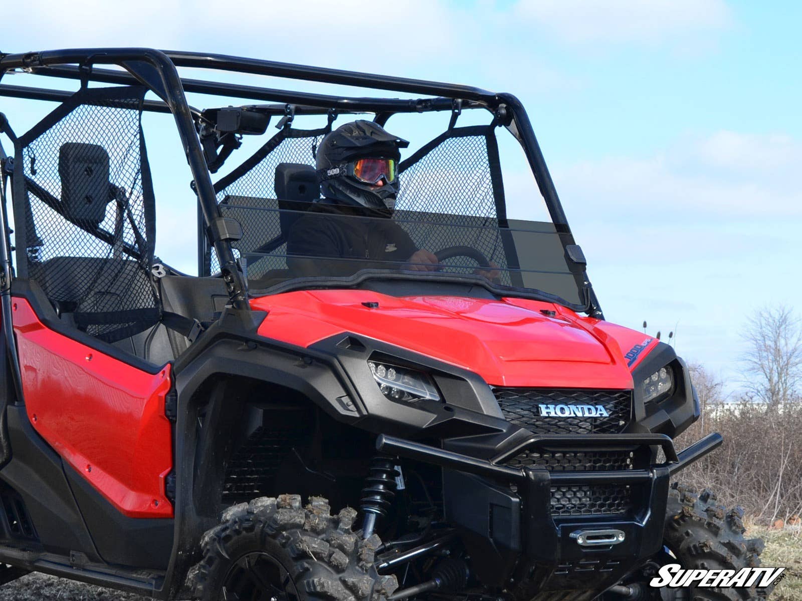 HONDA PIONEER 1000 SCRATCH RESISTANT HALF WINDSHIELD