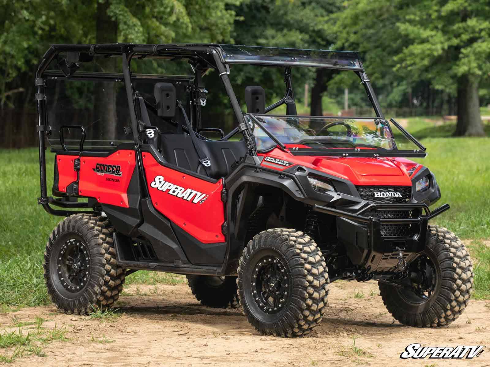 HONDA PIONEER 1000 SCRATCH-RESISTANT 3-IN-1 WINDSHIELD - The Honda