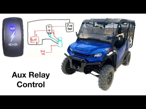 Pre-Wired Relay Control Switch for AUX and Key-on usage. For Stinger, Cole Hersee or any.