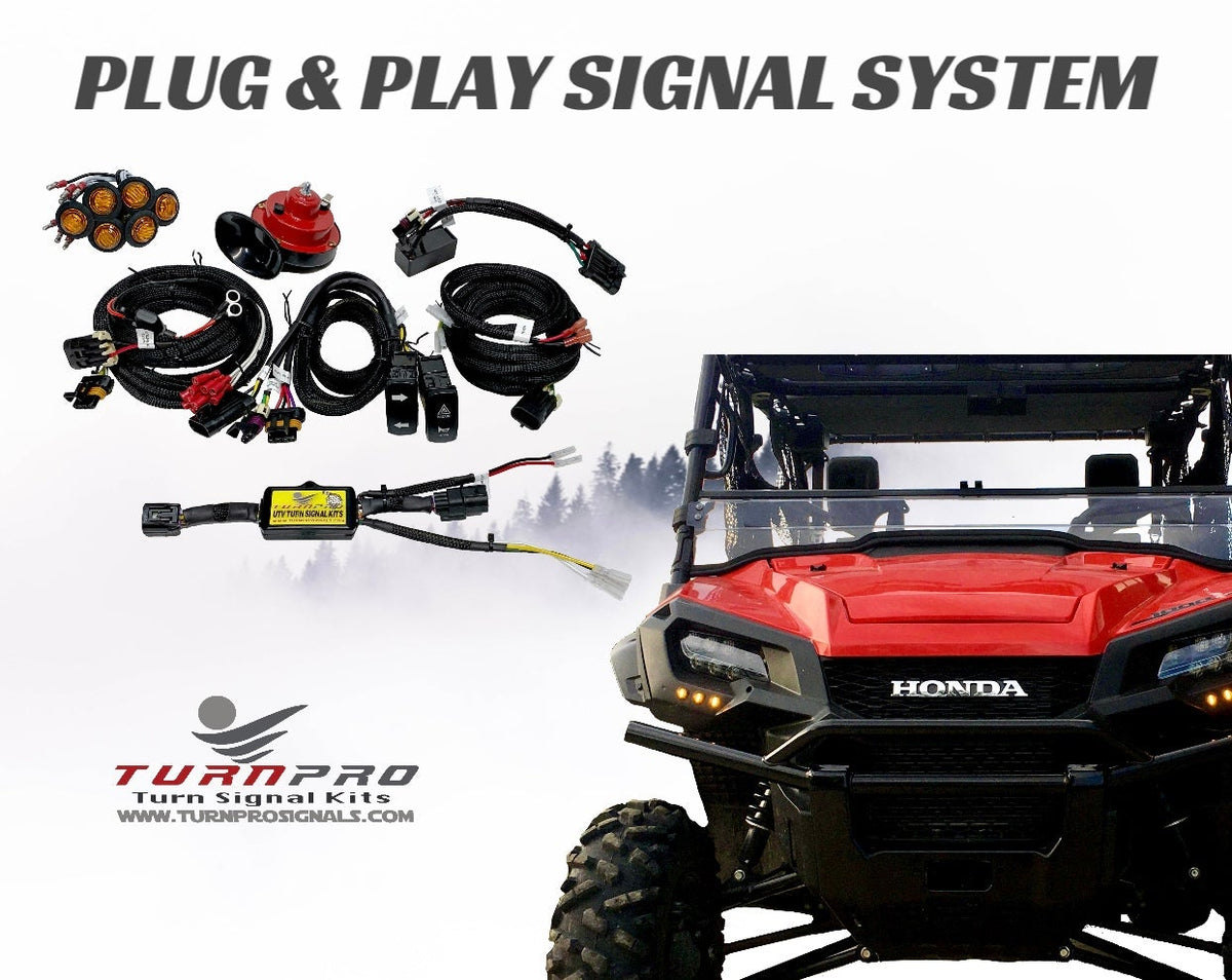 NEW - Honda Pioneer 520 / 700 / 1000 Models Plug &amp; Play Signal System