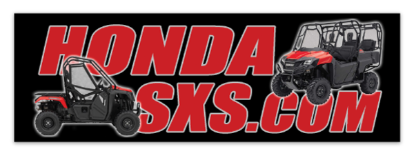 Retired - HondaSxS.com Sticker - Free Shipping!