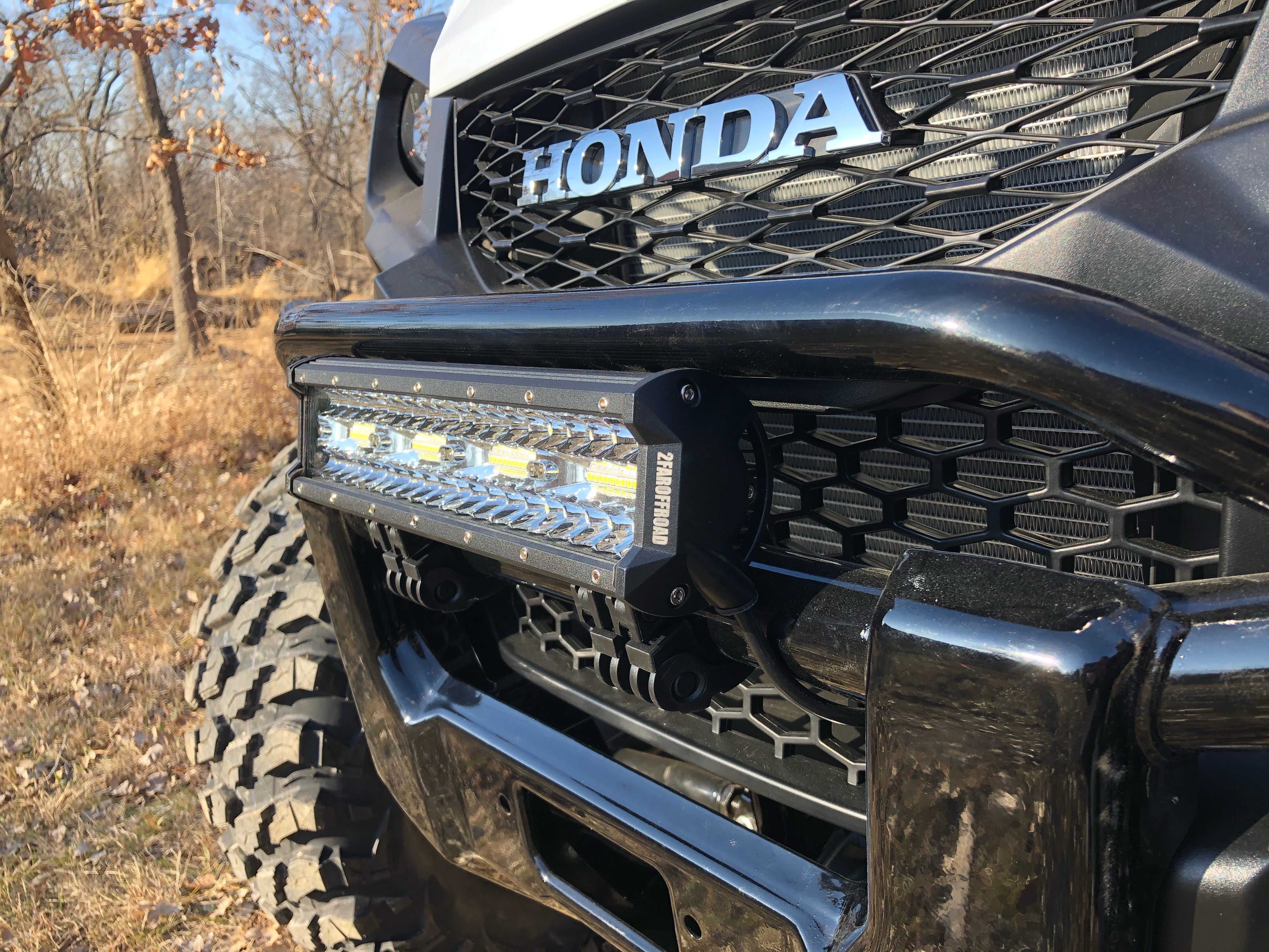 Add A Light High Beam LED Light Bar for Honda Pioneer 1000